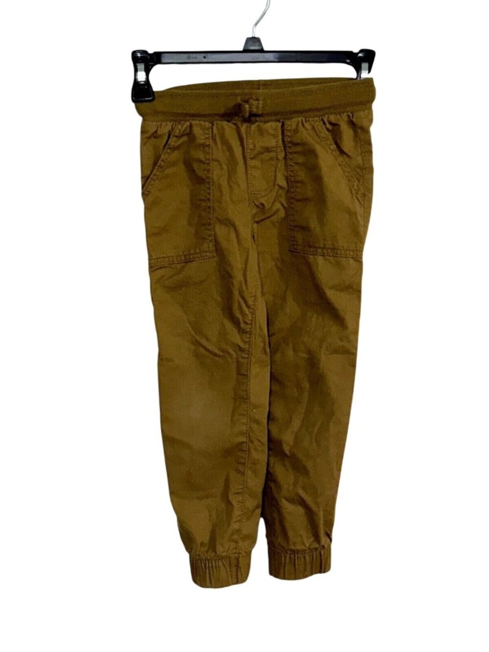 Jumping Beans Kids Brown Cotton Jogger Pants Size 5 Made In Bangladesh